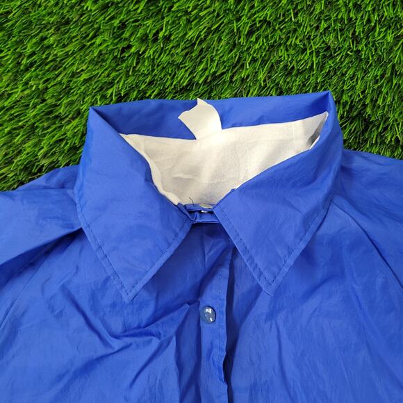 Vintage 80s Coach Jacket Womens M 23x27 Baggy Windbreaker - Picture 10 of 13